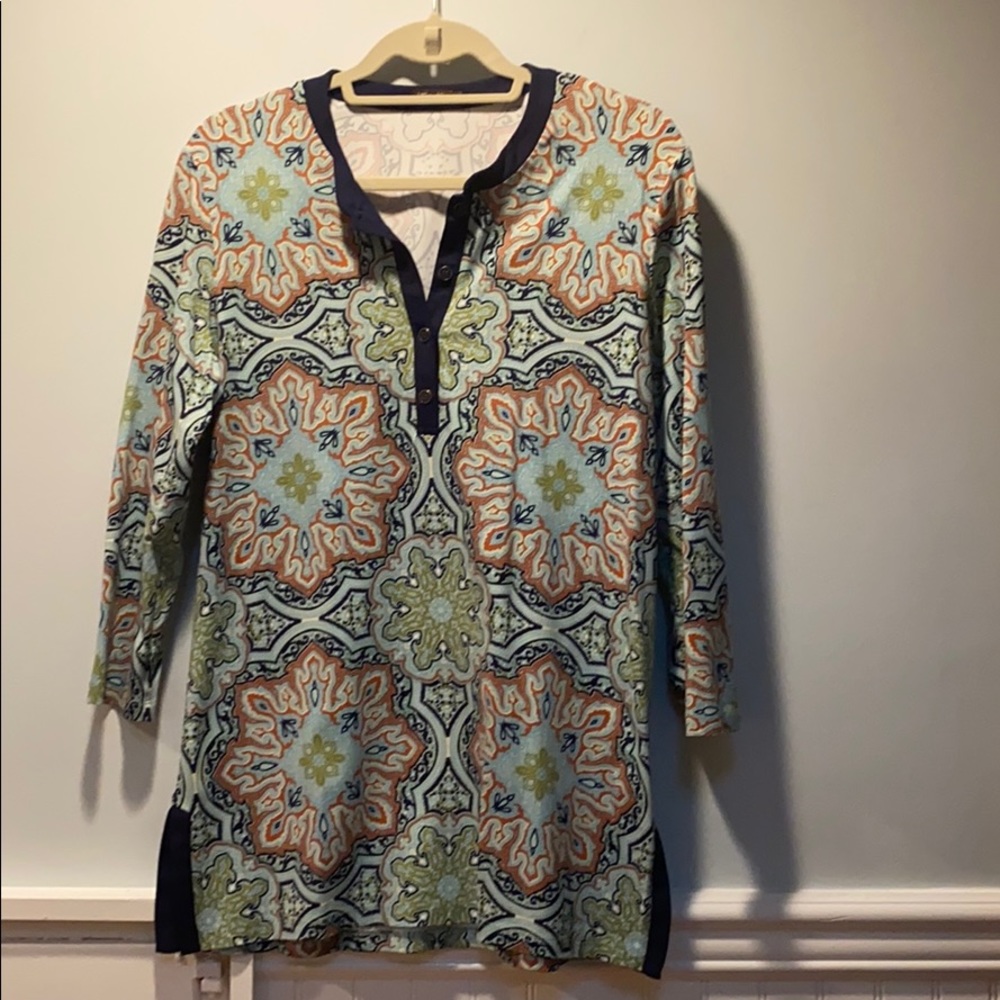 J. McLaughlin Printed Tunic
